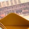  Goyard Saint-Sulpice Card Wallet Card holder Yellow #3435 - Image 6