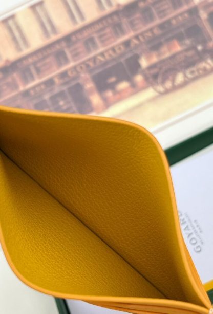  Goyard Saint-Sulpice Card Wallet Card holder Yellow #3435 - Image 4