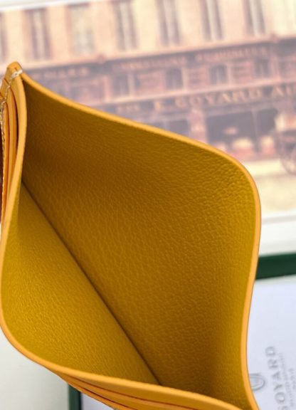  Goyard Saint-Sulpice Card Wallet Card holder Yellow #3435 - Image 3