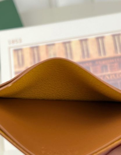  Goyard Saint-Sulpice Card Wallet Card holder Black & Tan #3432 - Image 6