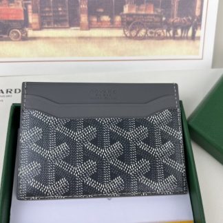 Replica Goyard Saint-Sulpice Card Wallet Card holder Grey #3431