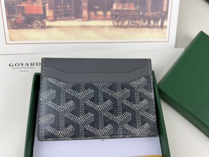 Replica Goyard Saint-Sulpice Card Wallet Card holder Grey #3431
