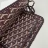  Goyard Plumet Pocket Wallet Strap Bag Burgundy #3405 - Image 13
