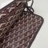  Goyard Plumet Pocket Wallet Strap Bags Burgundy #3386 - Image 9
