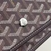  Goyard Plumet Pocket Wallet Strap Bag Burgundy #3405 - Image 10