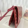  Goyard Plumet Pocket Wallet Strap Bag Red #3406 - Image 17