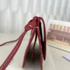 Goyard Plumet Pocket Wallet Strap Bag Red #3406 - Image 6