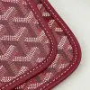  Goyard Plumet Pocket Wallet Strap Bag Red #3406 - Image 8