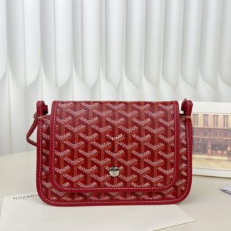 Replica Goyard Plumet Pocket Wallet Strap Bags Red #3387