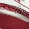  Goyard Plumet Pocket Wallet Strap Bag Red #3406 - Image 3