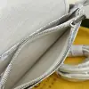  Goyard Plumet Pocket Wallet Strap Bag White #3407 - Image 9