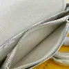  Goyard Plumet Pocket Wallet Strap Bag White #3407 - Image 3