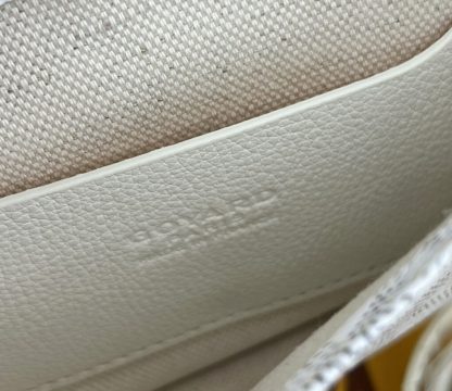  Goyard Plumet Pocket Wallet Strap Bag White #3407 - Image 2