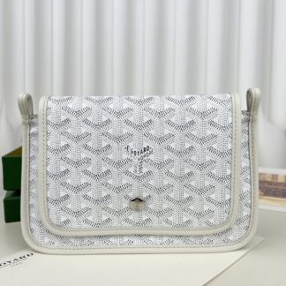Replica Goyard Plumet Pocket Wallet Strap Bags White #3388