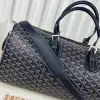  Goyard Boston 45 bag Travel Bags Navy Blue #3364 - Image 11