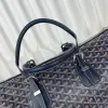  Goyard Boston 45 bag Travel Bags Navy Blue #3364 - Image 15