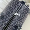  Goyard Boston 45 bag Travel Bags Navy Blue #3364 - Image 16