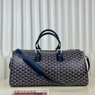Replica Goyard Boston 45 bag Travel Bags Navy Blue #3364