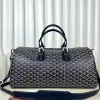  Goyard Boston 45 bag Travel Bags Navy Blue #3364 - Image 5