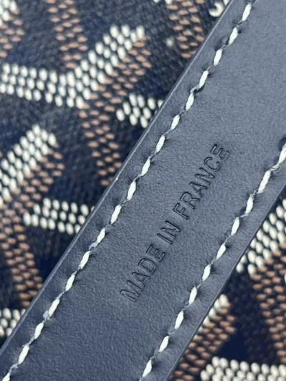  Goyard Boston 45 bag Travel Bags Navy Blue #3364 - Image 6