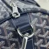  Goyard Boston 45 bag Travel Bags Navy Blue #3364 - Image 3