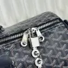  Goyard Boston 45 bag Travel Bags Navy Blue #3364 - Image 7