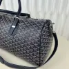  Goyard Boston 45 bag Travel Bags Navy Blue #3364 - Image 8