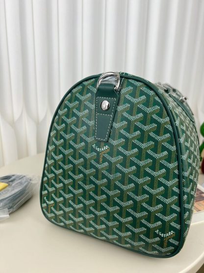  Goyard Boston 45 bag Travel Bags Green #3366 - Image 12