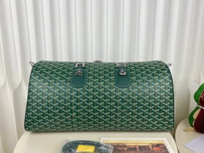  Goyard Boston 45 bag Travel Bags Green #3366 - Image 14