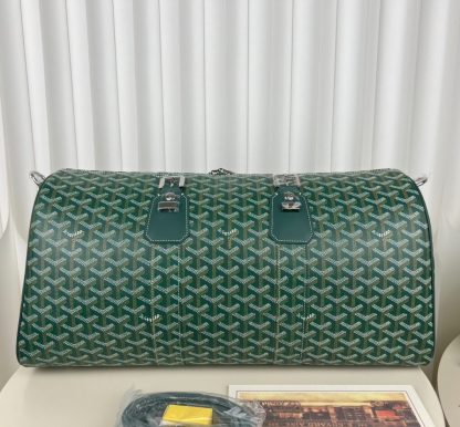  Goyard Boston 45 bag Travel Bags Green #3366 - Image 4