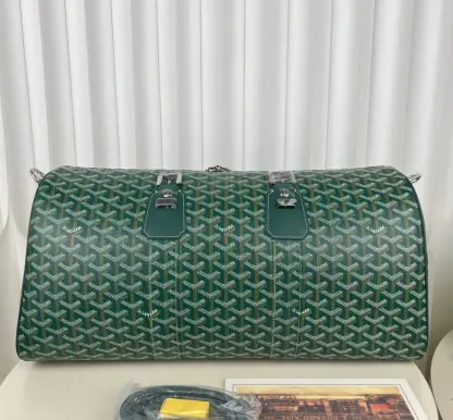  Goyard Boston 45 bag Travel Bags Green #3366 - Image 4