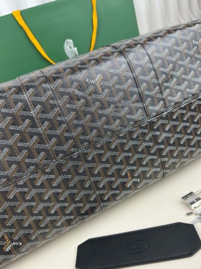  Goyard Boston 45 bag Travel Bags Black #3365 - Image 14