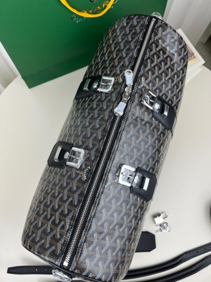  Goyard Boston 45 bag Travel Bags Black #3365 - Image 16