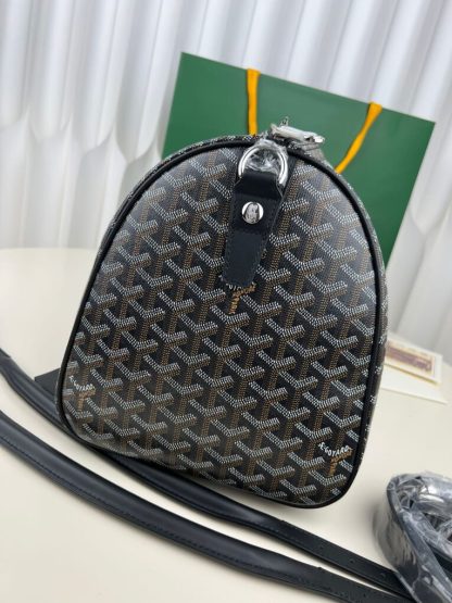  Goyard Boston 45 bag Travel Bags Black #3365 - Image 8