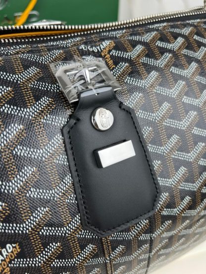  Goyard Boston 45 bag Travel Bags Black #3365 - Image 3