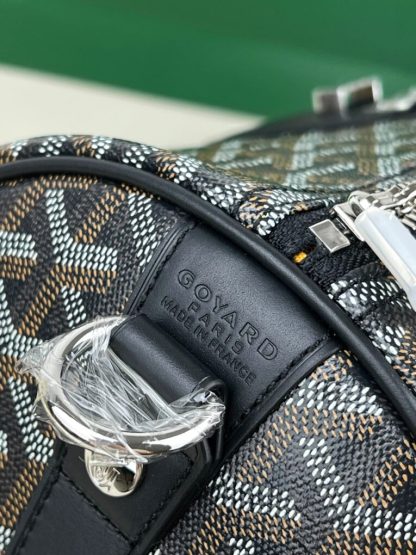  Goyard Boston 45 bag Travel Bags Black #3365 - Image 6