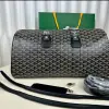  Goyard Boston 45 bag Travel Bags Black #3365 - Image 10