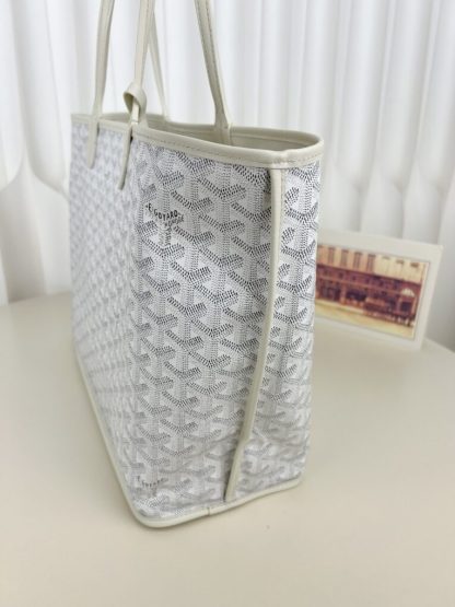  Goyard Anjou GM Bag White Tote #3372 - Image 12