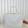  Goyard Anjou GM Bag White Tote #3372 - Image 10