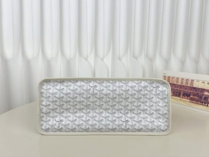  Goyard Anjou GM Bag White Tote #3372 - Image 16