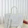  Goyard Anjou GM Bag White Tote #3372 - Image 2