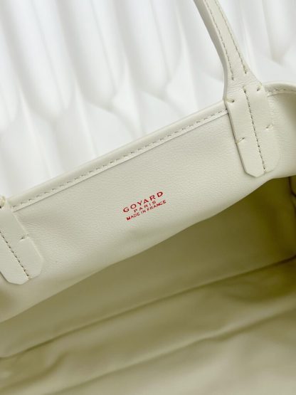  Goyard Anjou GM Bag White Tote #3372 - Image 4