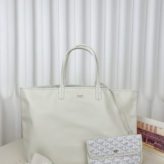 Replica Goyard Anjou GM Bag White Tote #3372