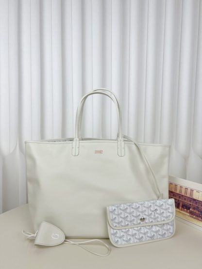 Replica Goyard Anjou GM Bag White Tote #3372