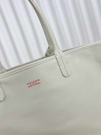  Goyard Anjou GM Bag White Tote #3372 - Image 7