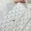  Goyard Anjou GM Bag White Tote #3372 - Image 8