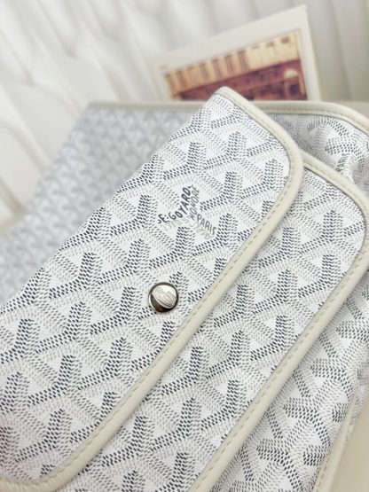  Goyard Anjou GM Bag White Tote #3372 - Image 8