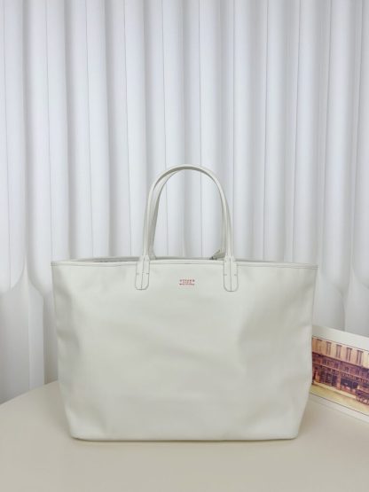  Goyard Anjou GM Bag White Tote #3372 - Image 9