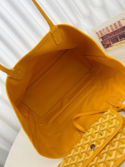 Goyard Anjou GM Bag Yellow Tote #3373 - Image 11
