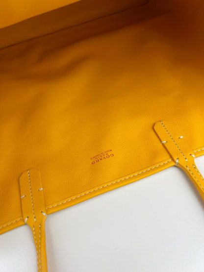  Goyard Anjou GM Bag Yellow Tote #3373 - Image 12